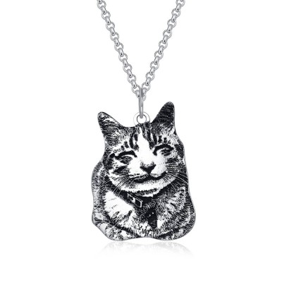 Collar personalizado con foto de mascota grabada