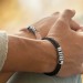 Unsex Personalized Bead Strap Bracelet With 1-10 Names In 6 Colors